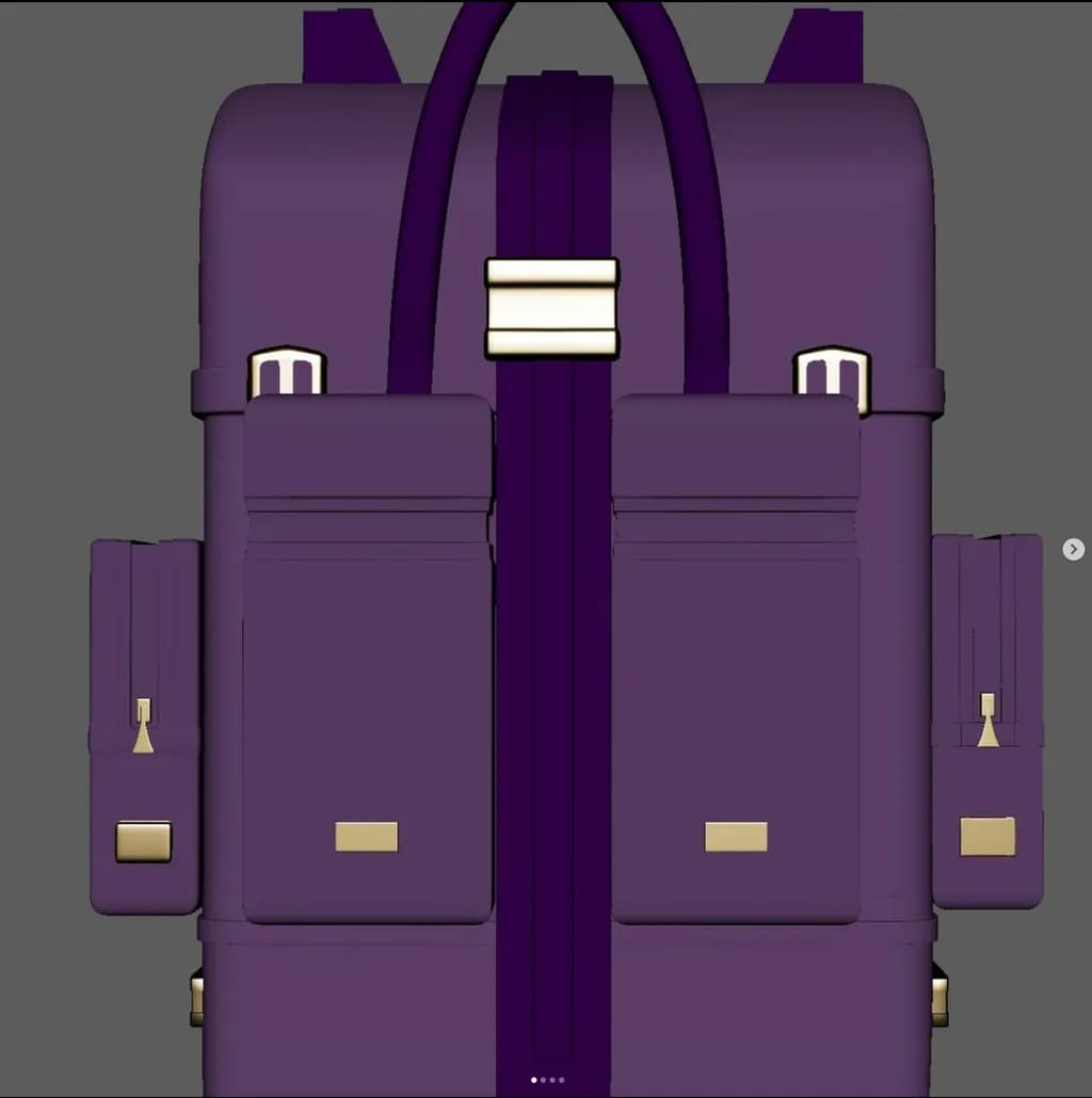 Purple Backpack