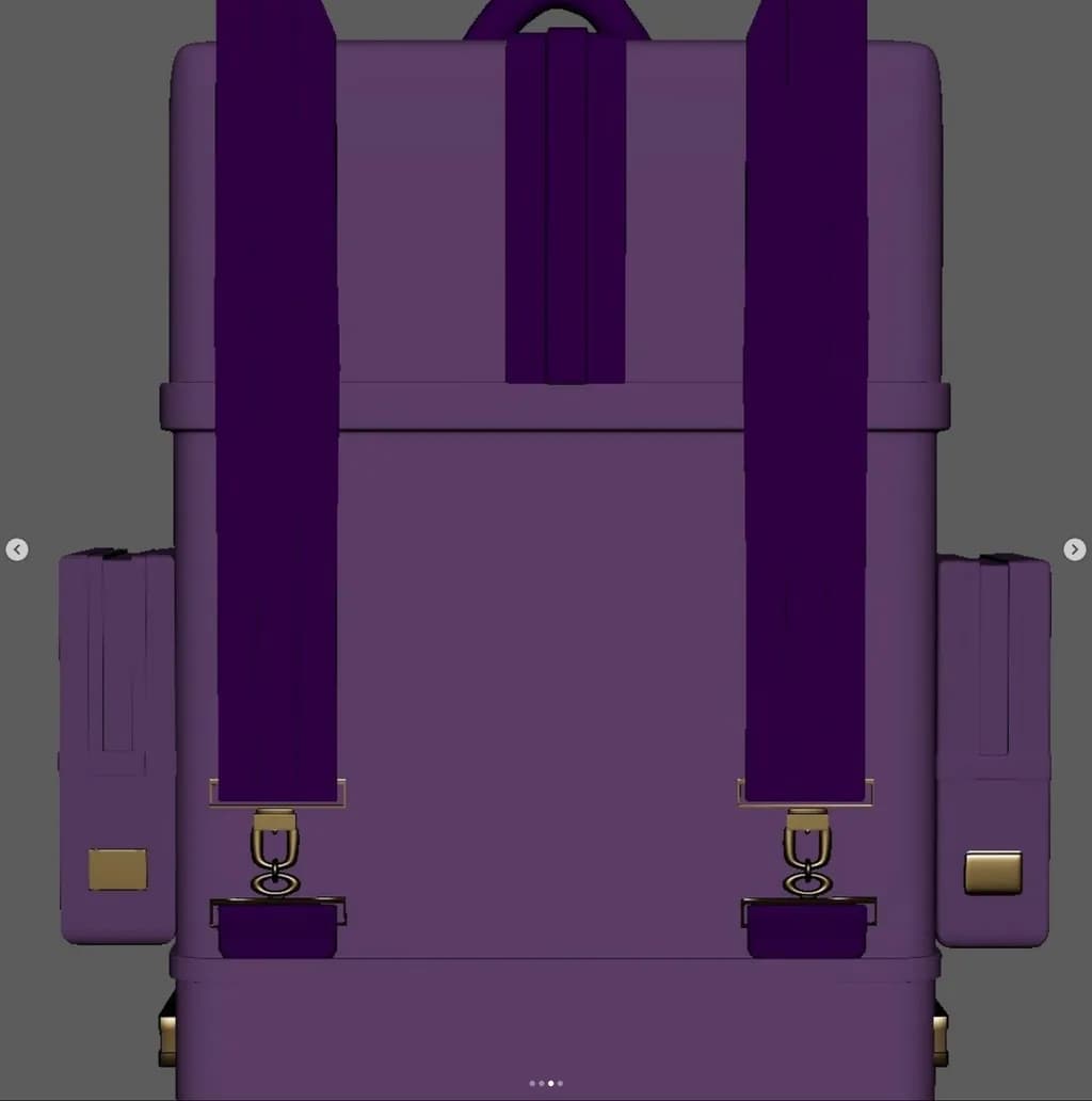 Purple Utility Backpack
