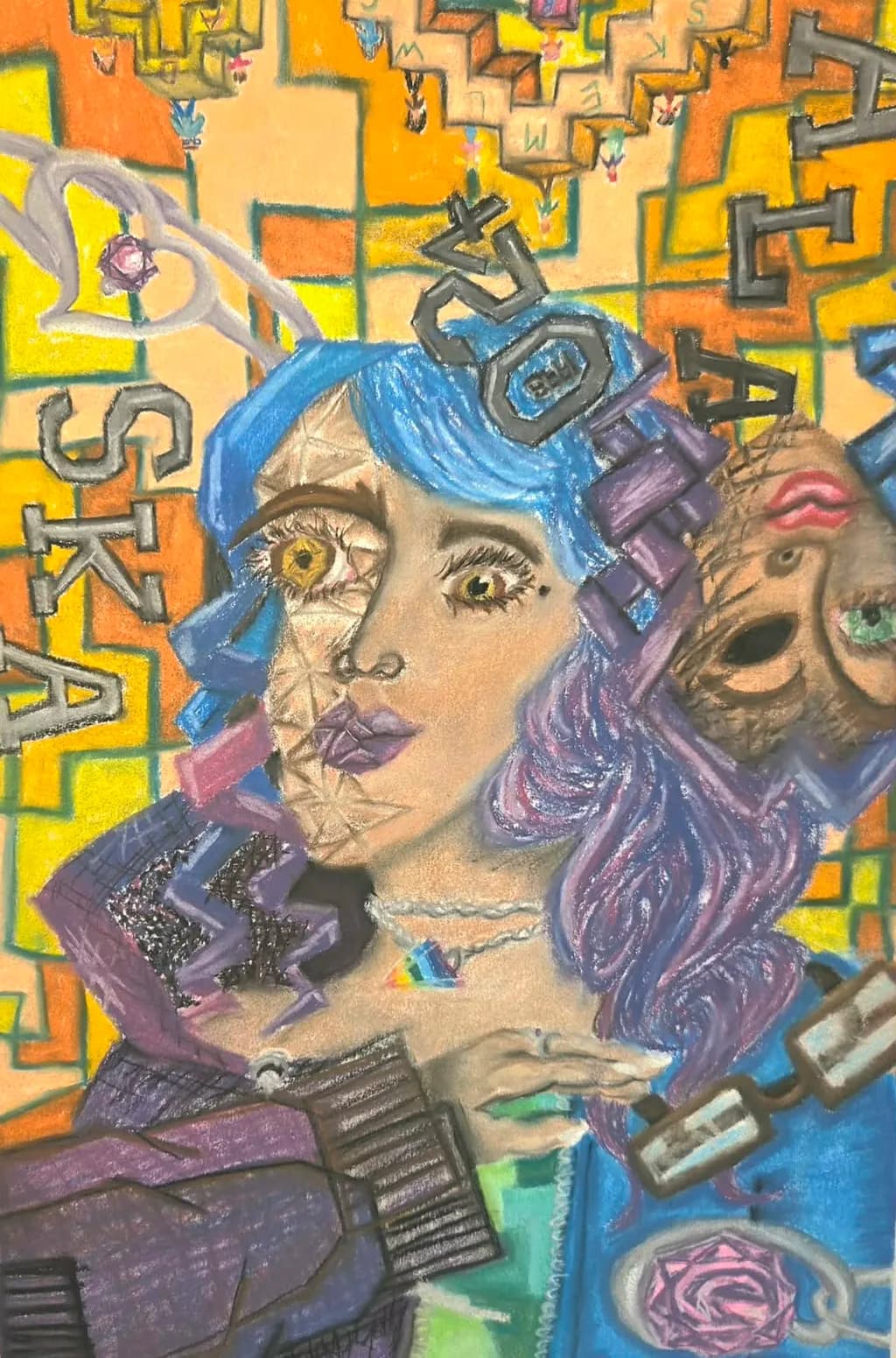 Geometric Dream Portrait