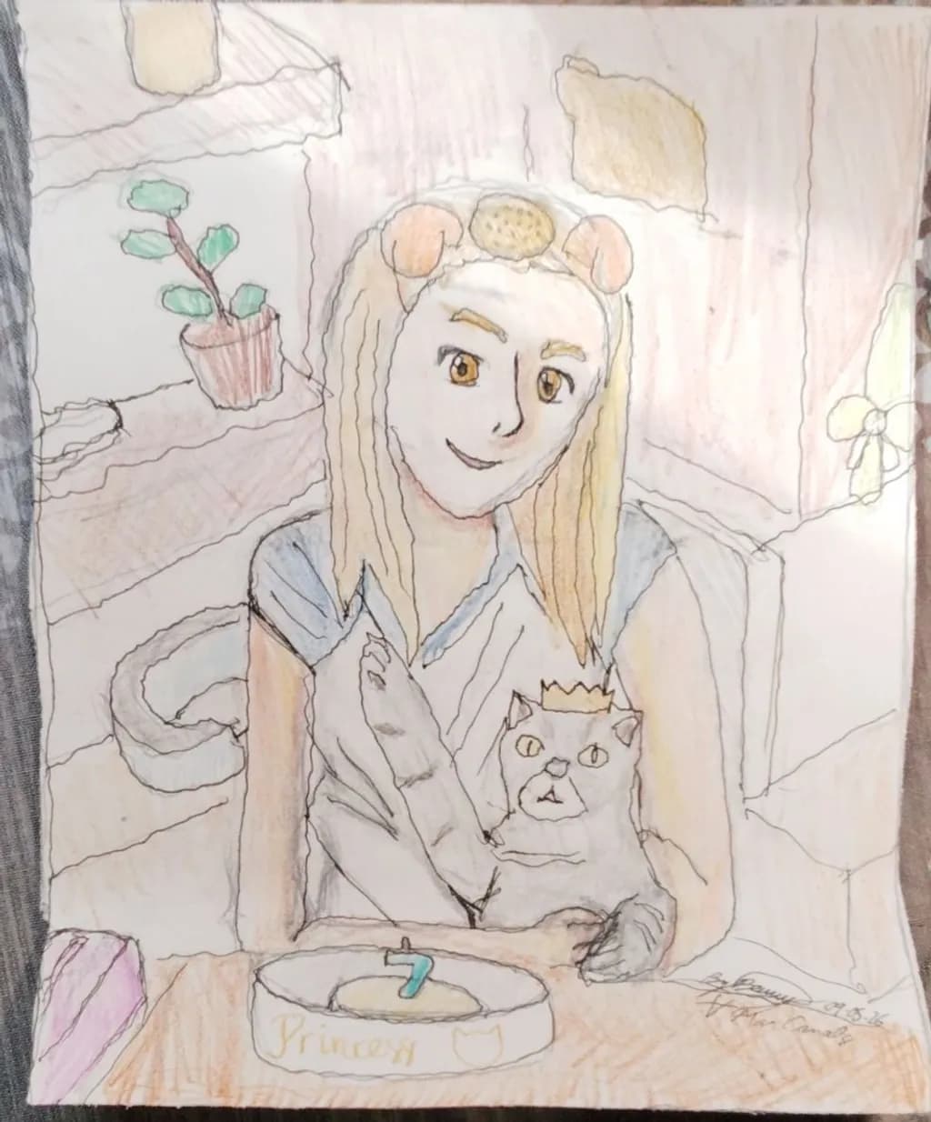 Princess and Her Cat