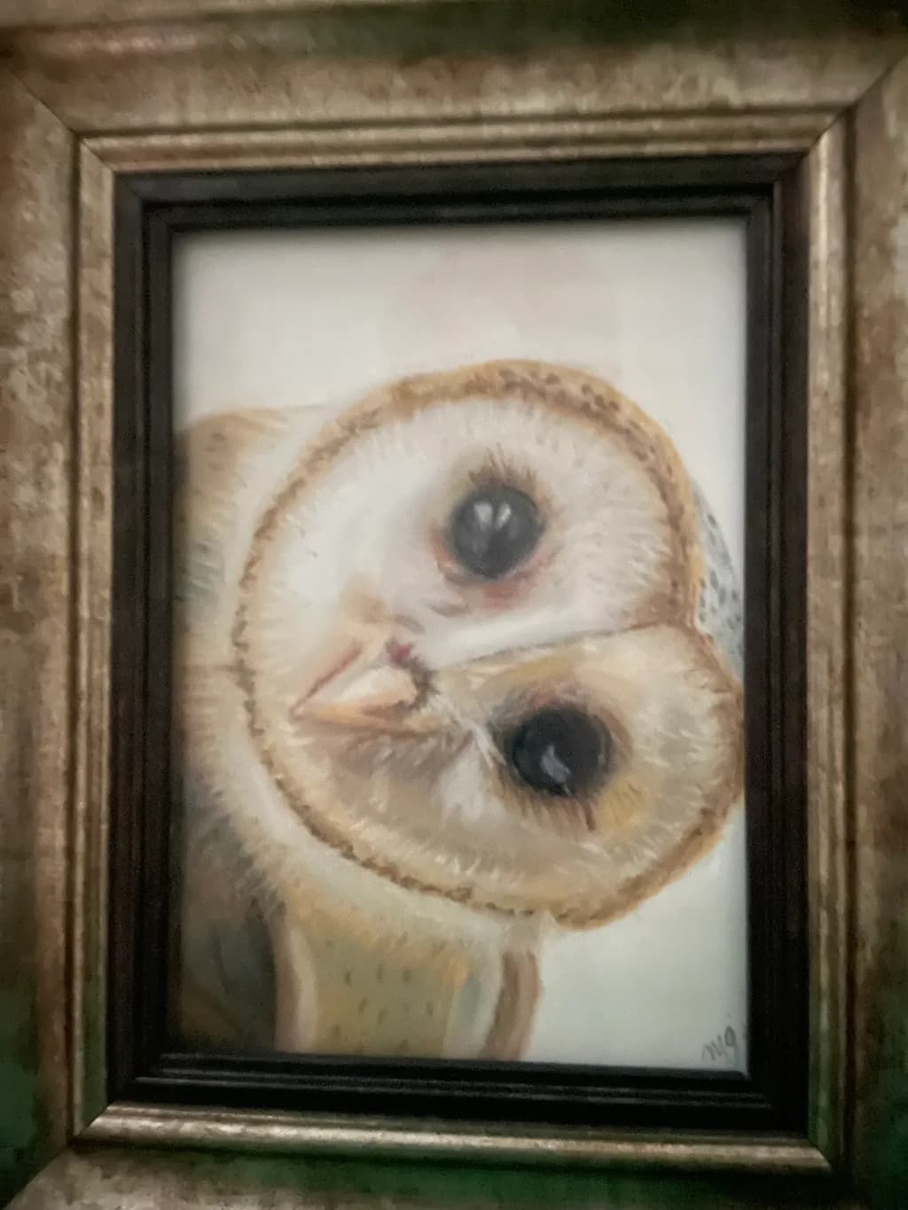 Owl Portrait Pair