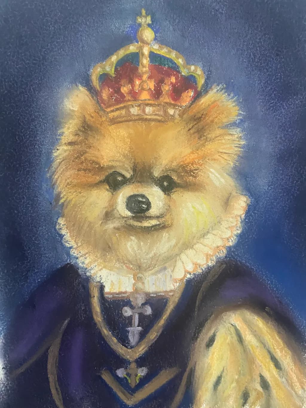 Crowned Lion Portrait