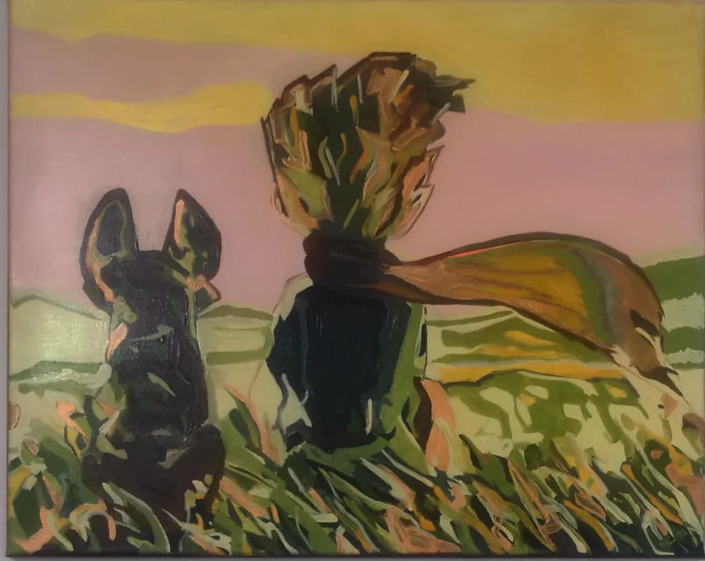 Scarecrow and Animal Landscape