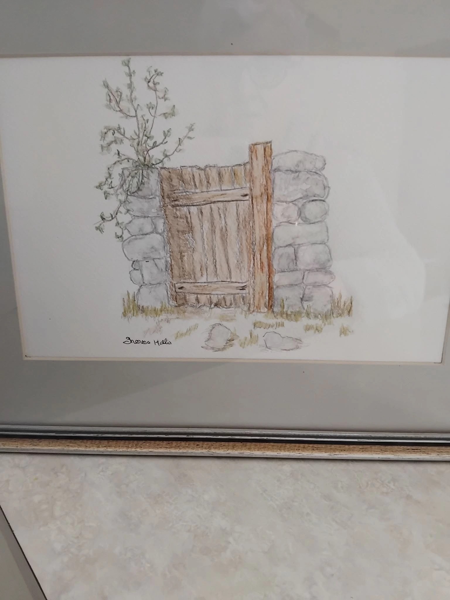 Rustic Stone Gate