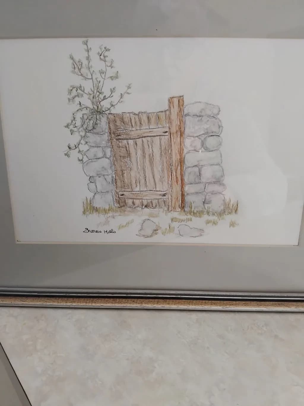 Rustic Stone Gate