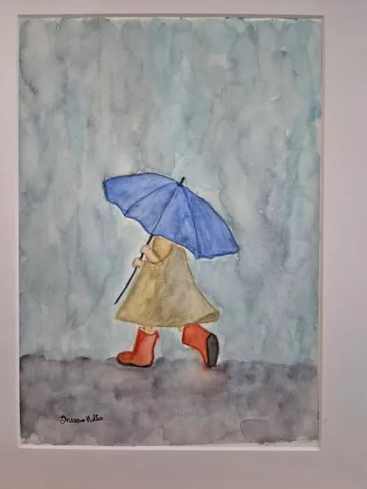 Girl in Red Boots