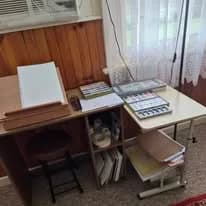 My watercolour work station