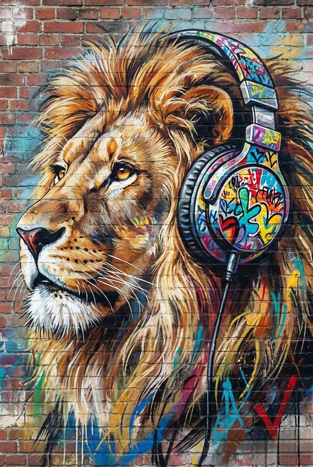 Graffiti Lion Beat