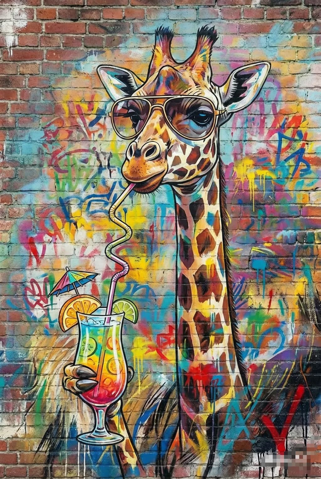 Giraffe Graffiti Cocktail