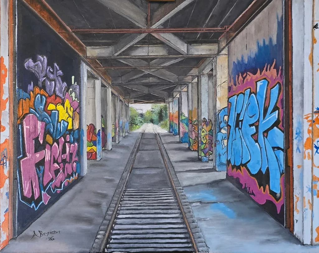 Graffiti Railway Tunnel