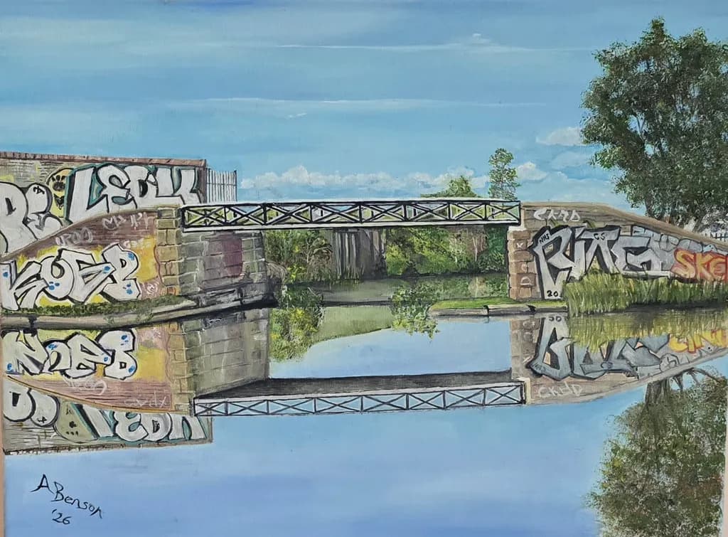 Graffiti Bridge Reflection