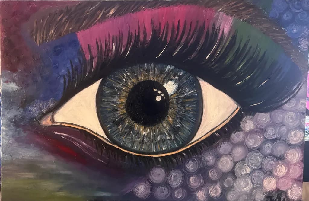 Blue Iris Gaze