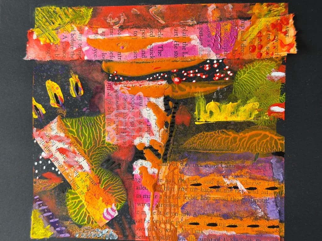 Colorful Collage Layers