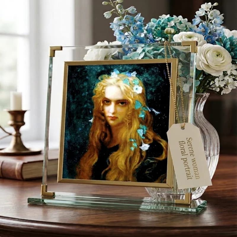 Woman Abstract Floral Art