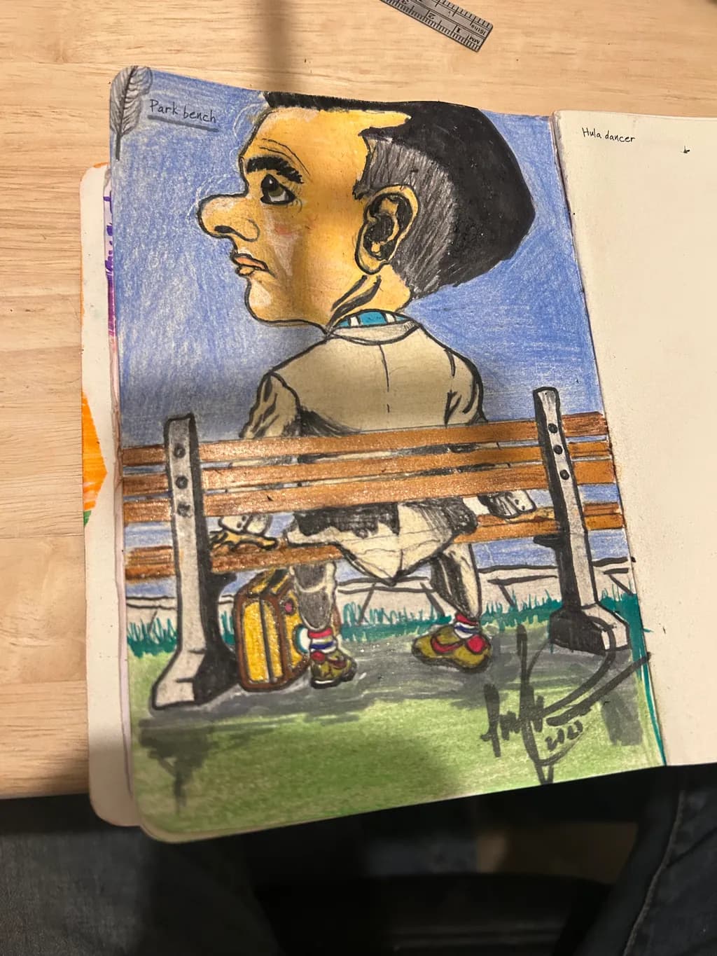 Park Bench Portrait