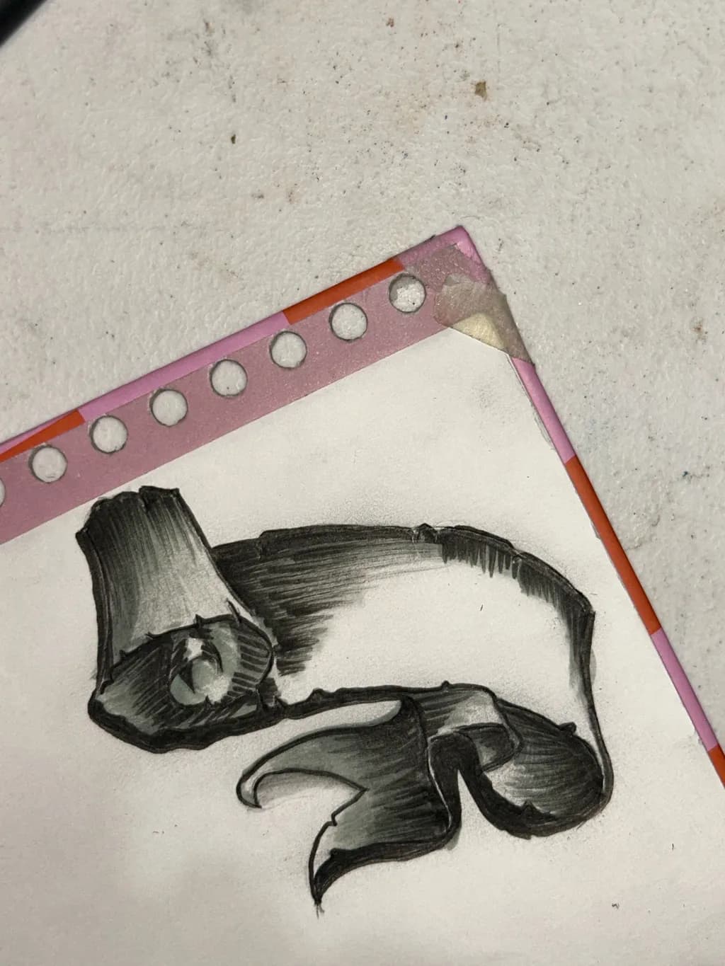 Ink-Folded Bloom