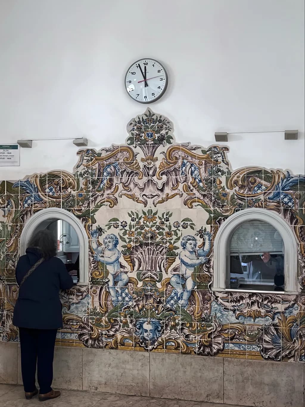 Baroque Tile Mural