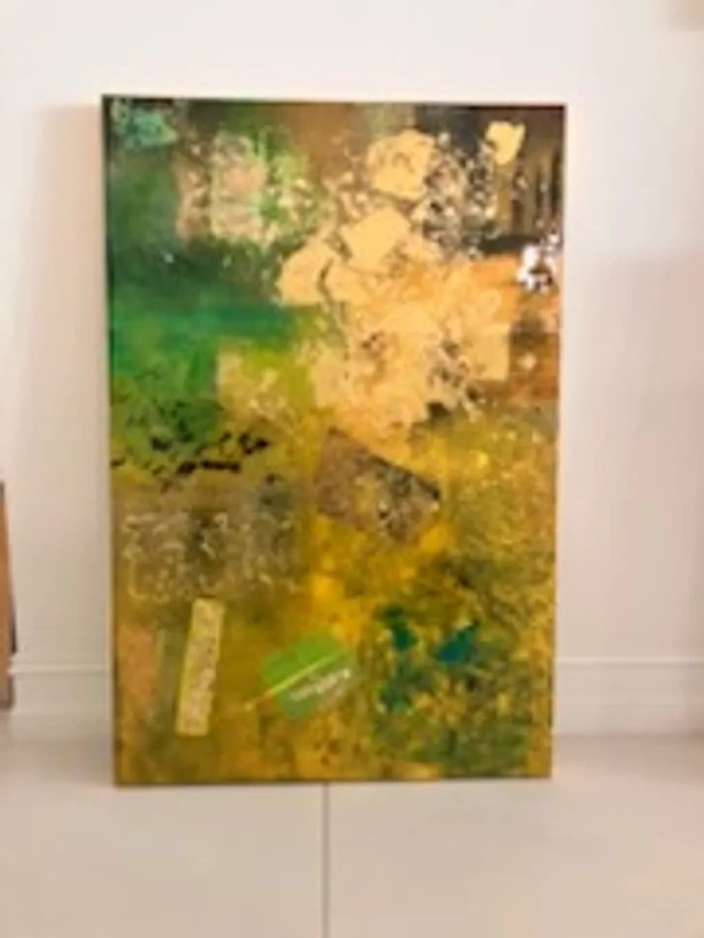 Golden Green Collage
