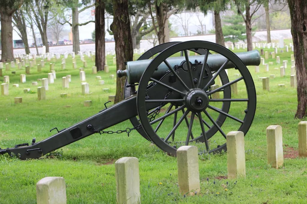 Cannon in the Cemetery