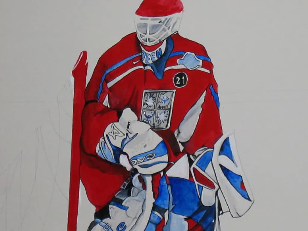 Hockey Goalie Mural