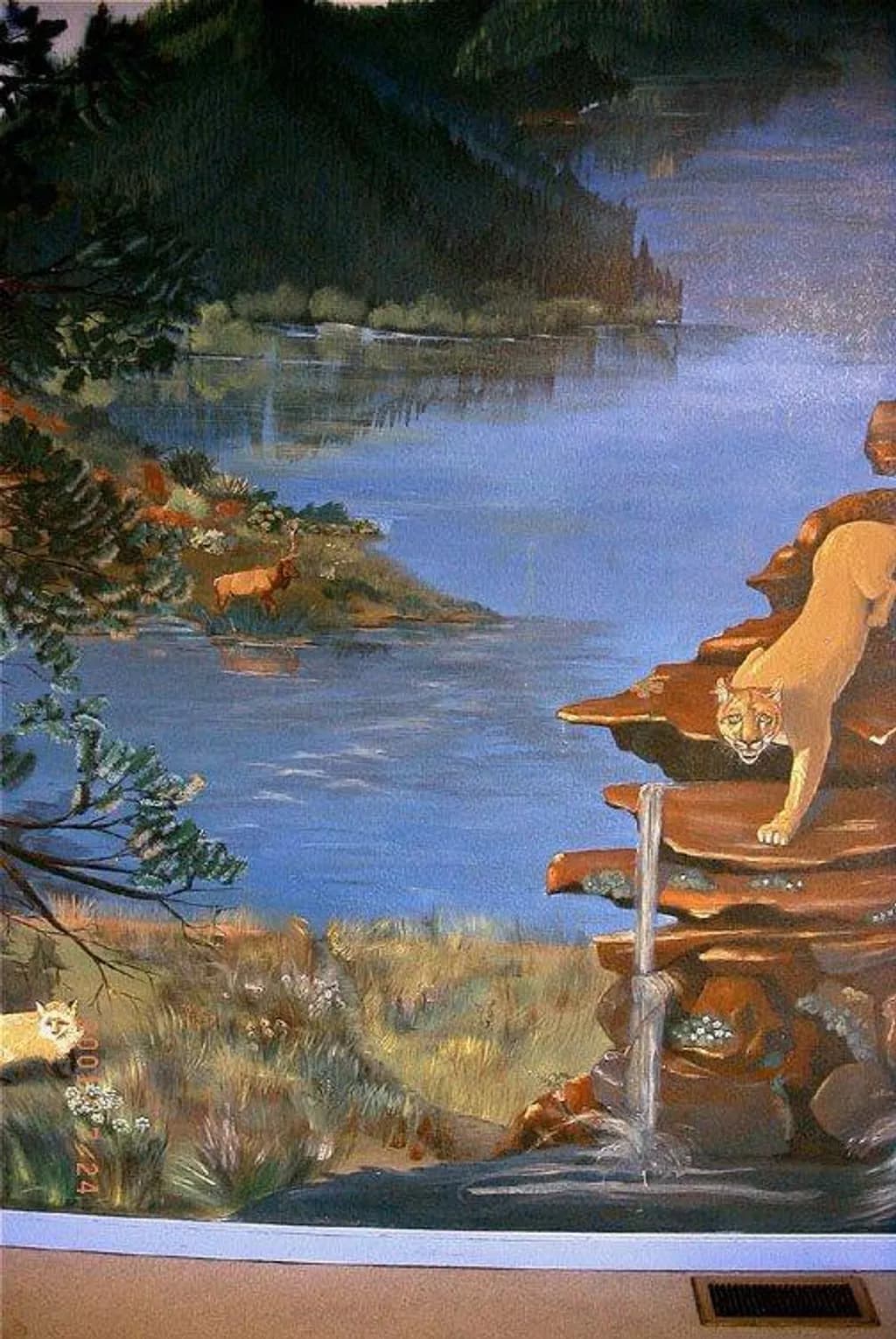 Mountain Cat Mural