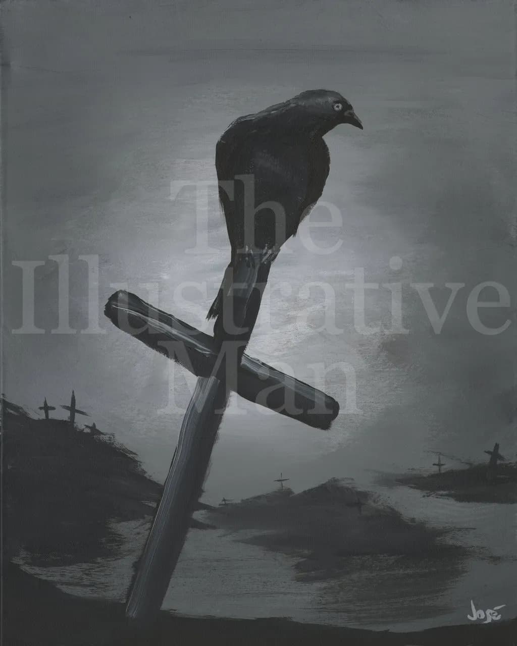 Raven on the Crossbeam