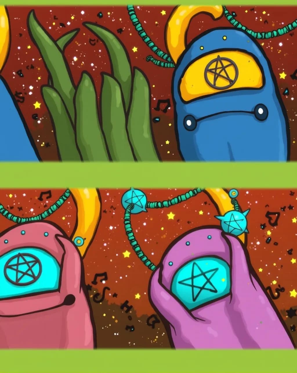 Cosmic Alien Crew