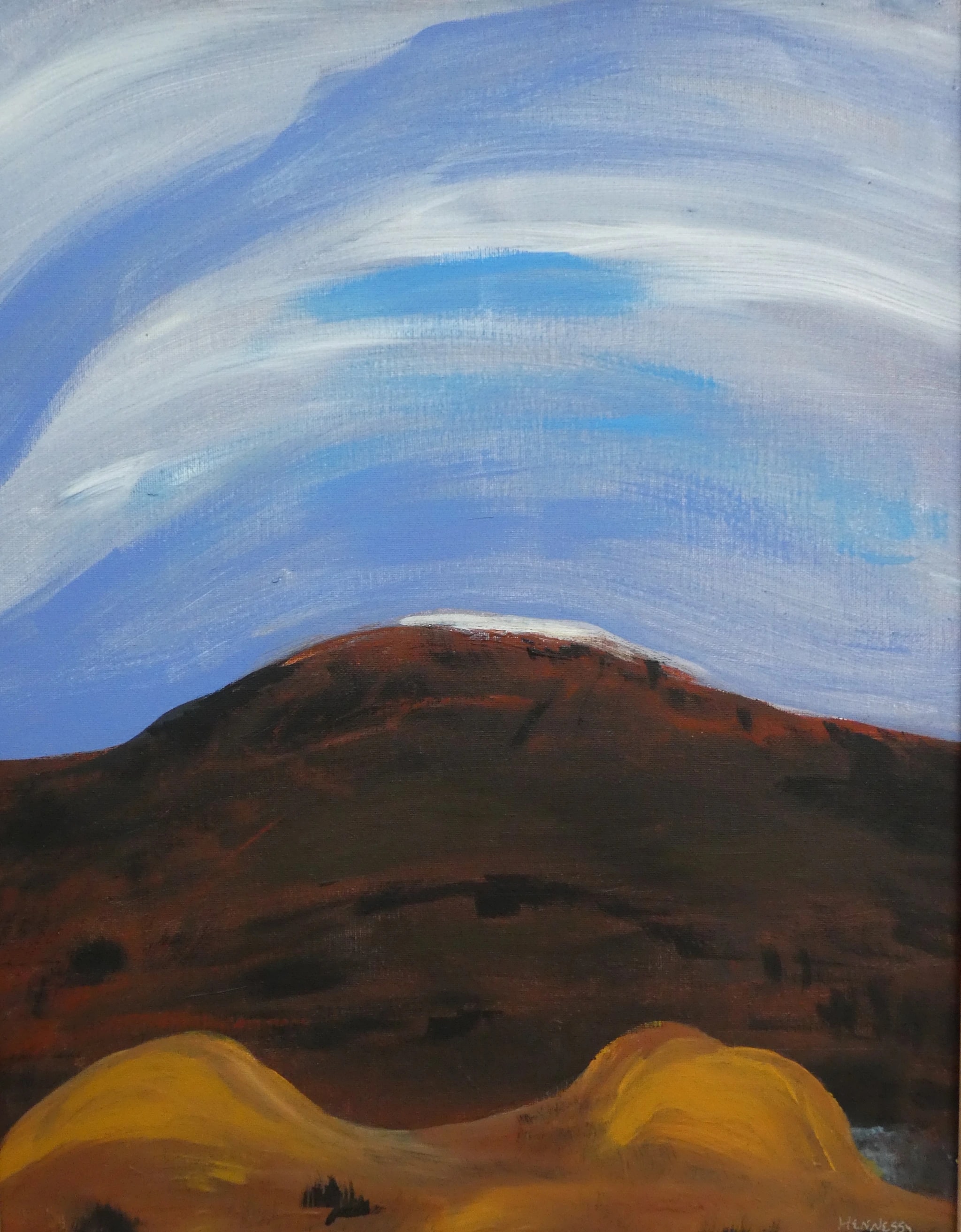 Abstract Desert Mountain