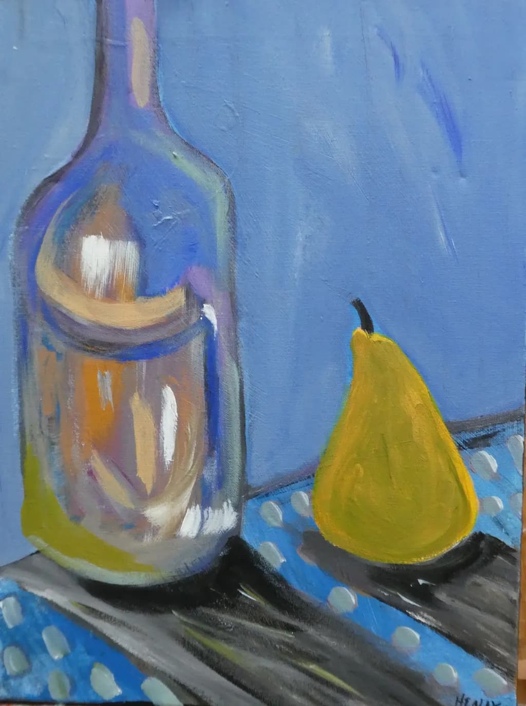 Pear and Glass