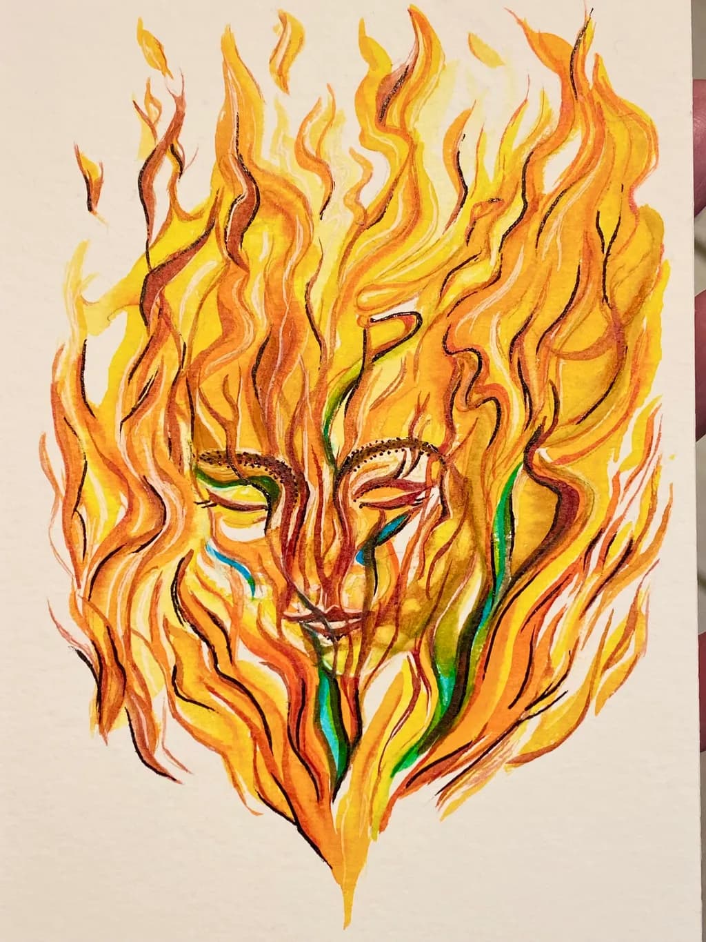 Flameborn Face
