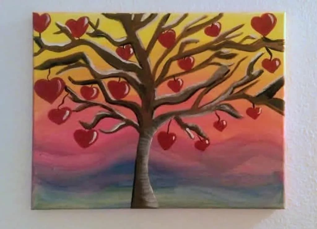 Heartfruit Tree at Sunset