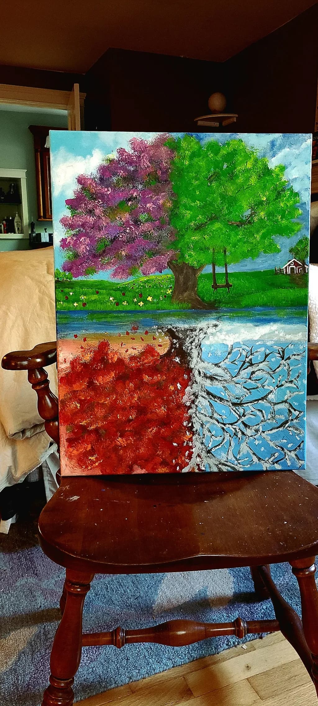 Four Seasons River Trees