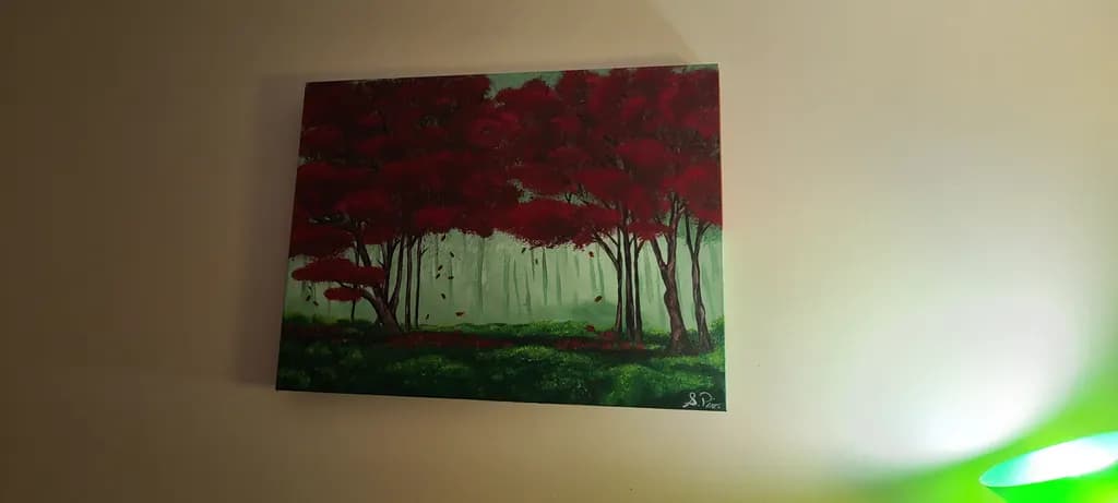 Crimson Canopy Forest