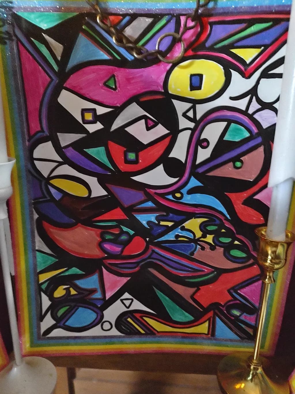 Geometric Carnival Figures