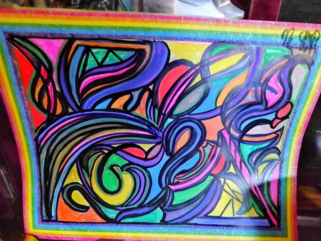Chromatic Garden Abstraction