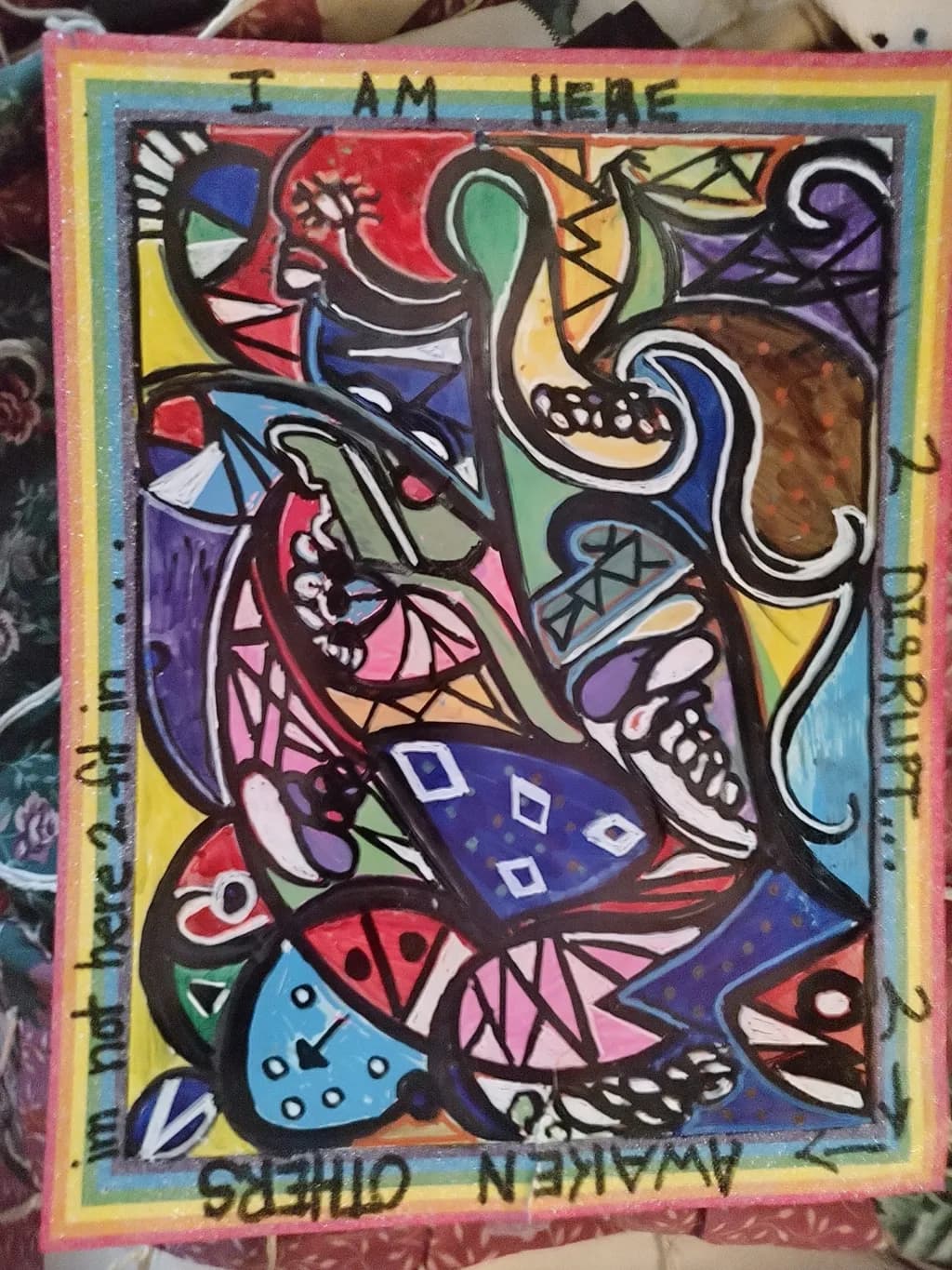 Dancing Abstract Figures