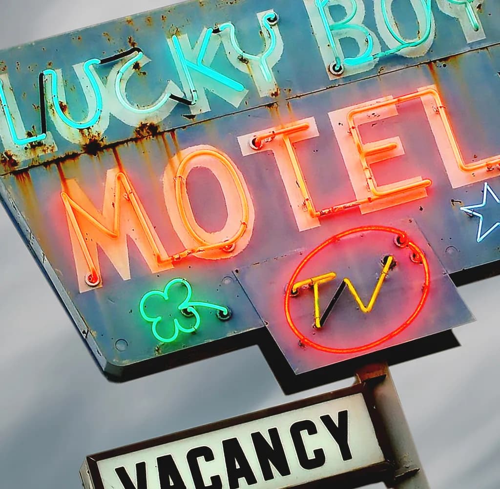 Lucky Boy Motel Closeup