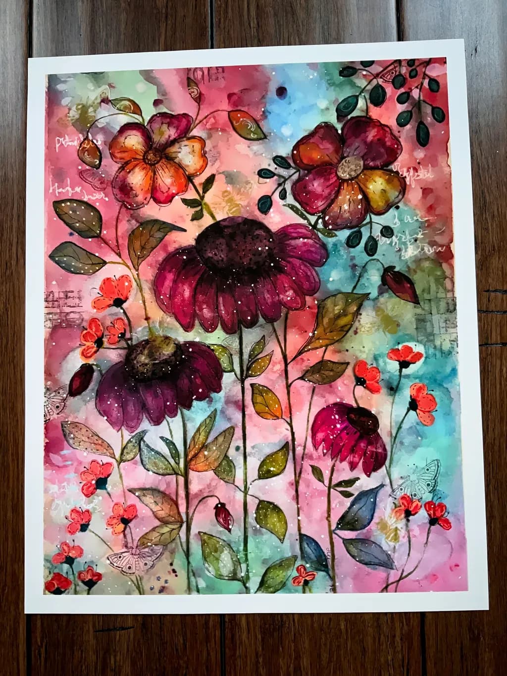 Burgundy Butterfly Garden