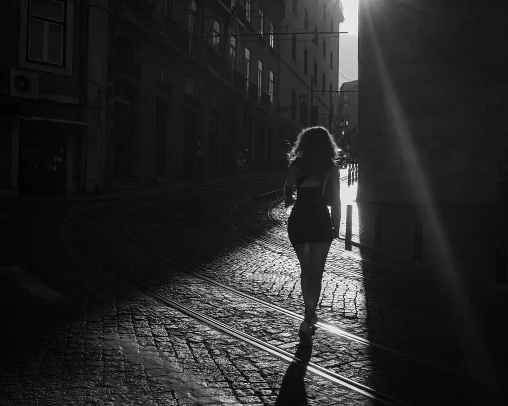 Tramline Silhouette