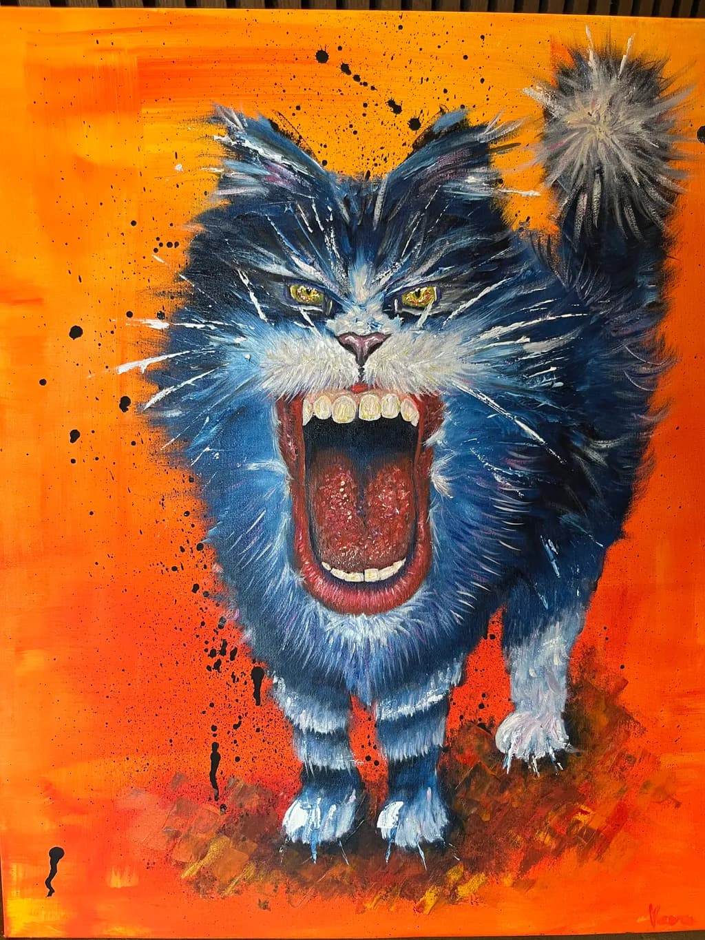 Orange Fury Cat