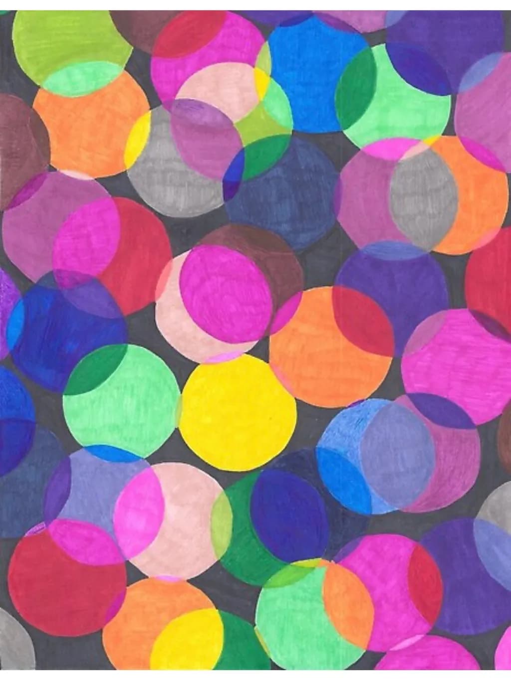 Chromatic Circle Overlap