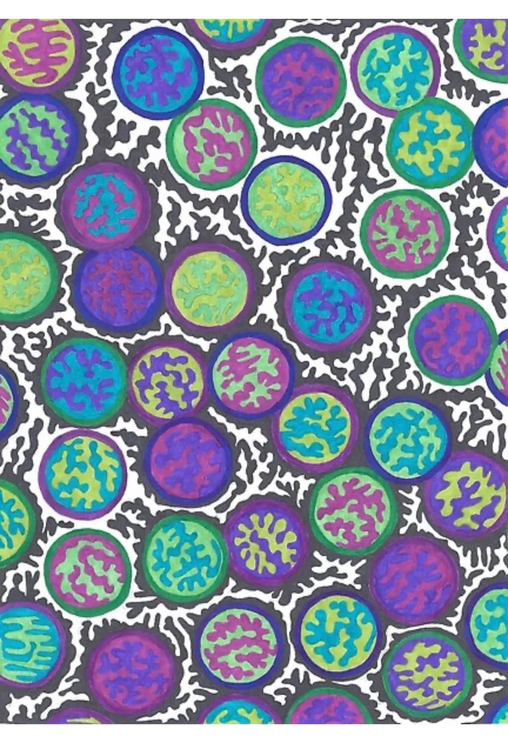 Chromatic Cell Pattern