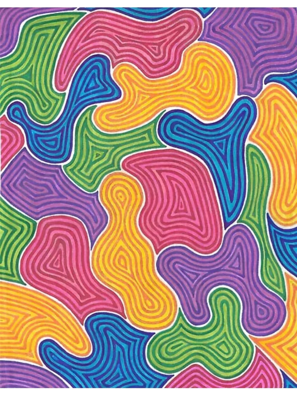 Chromatic Swirl Pattern