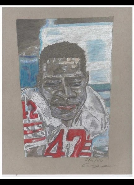 Number 42 Portrait