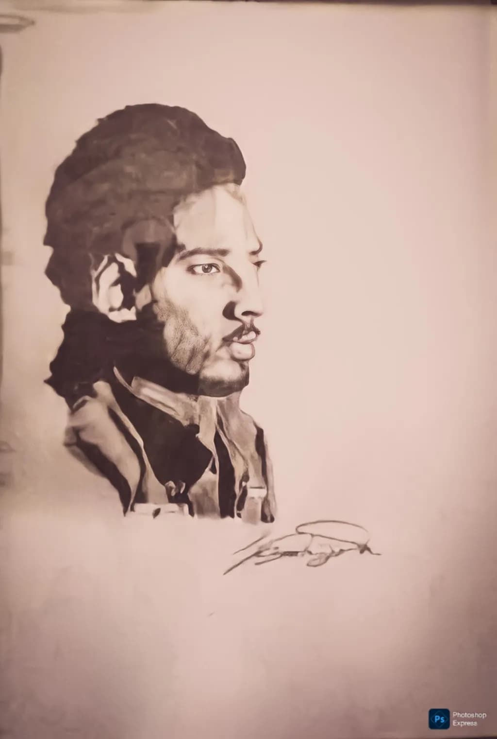 Sepia Profile Portrait