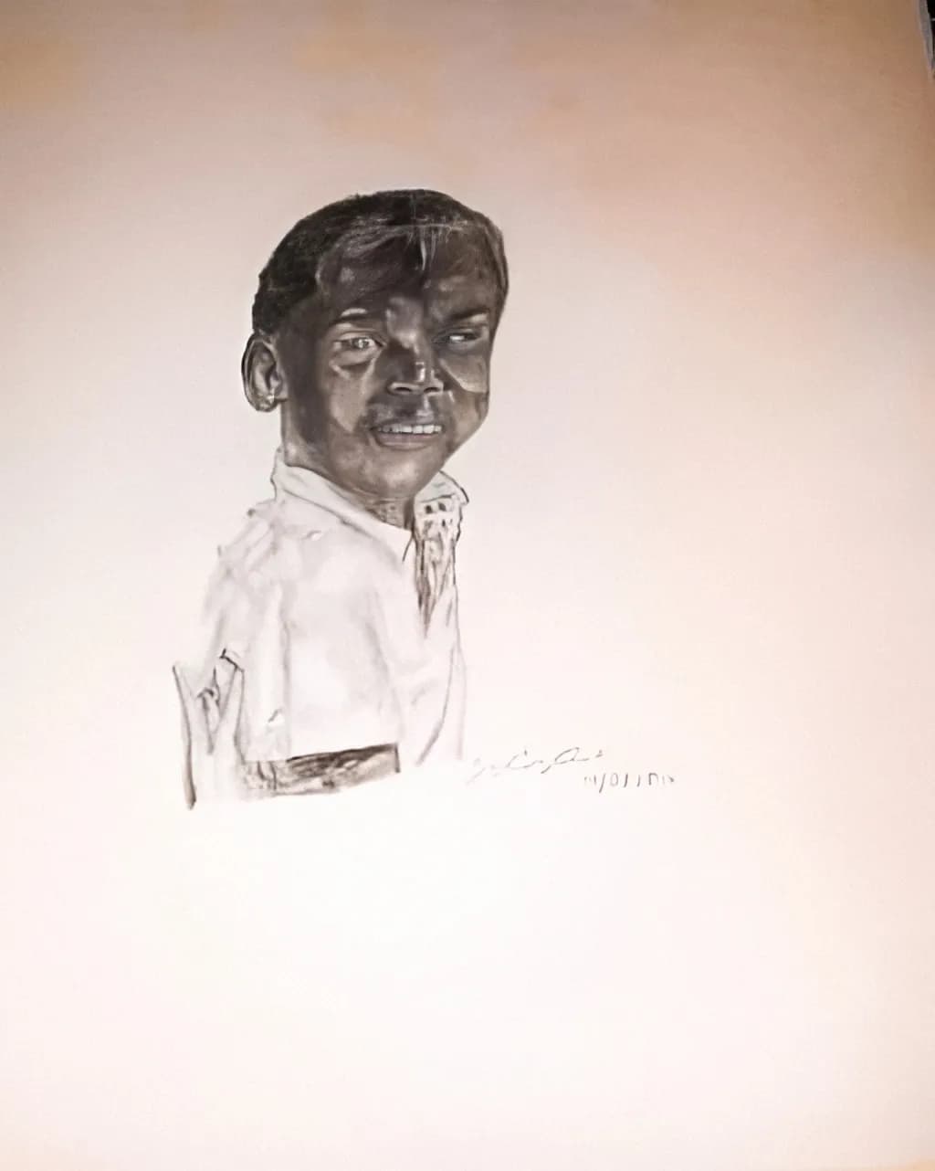 Portrait in White