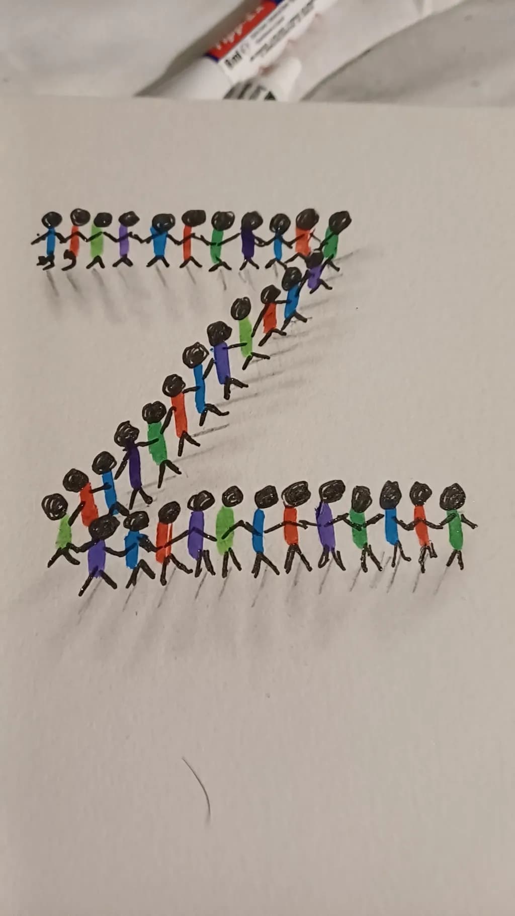 Colorful Linked Figures