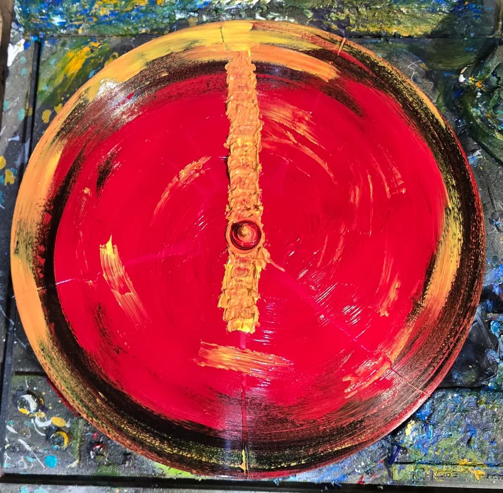 Gilded Red Orbit