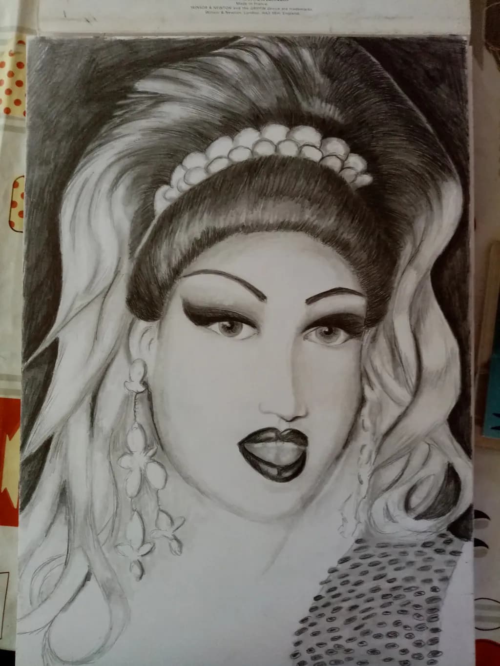 Pearl-Adorned Portrait