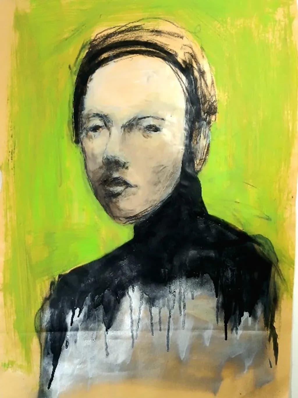 Lime-Toned Portrait